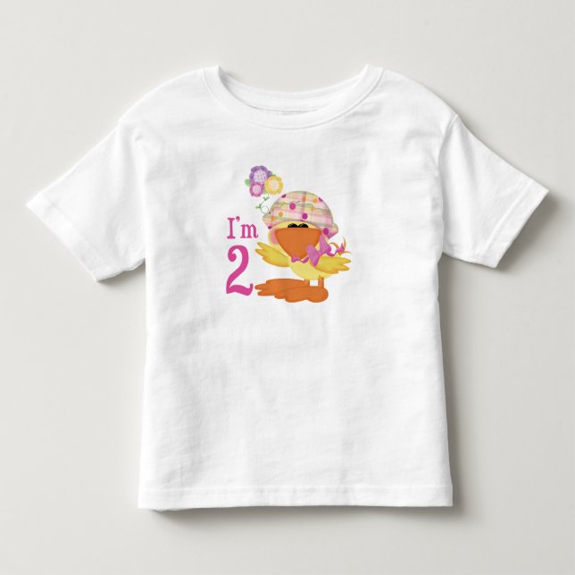 Ducky Girl Kleinkind T-shirt (Vorderseite)