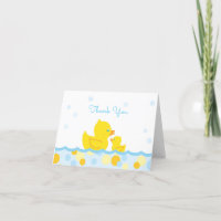 Ducky GummiBabyparty danken Ihnen Blau und Gelb