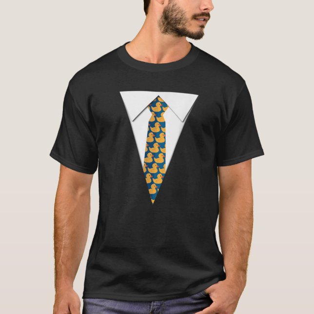 Ducky Krawatte T-Shirt (Vorderseite)