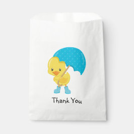 Ducky mit Umbrella Danke Geschenktütchen