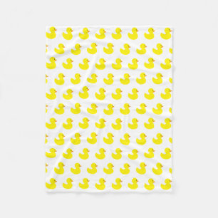 Ducky Muster-Fleece-Gummidecke Fleecedecke