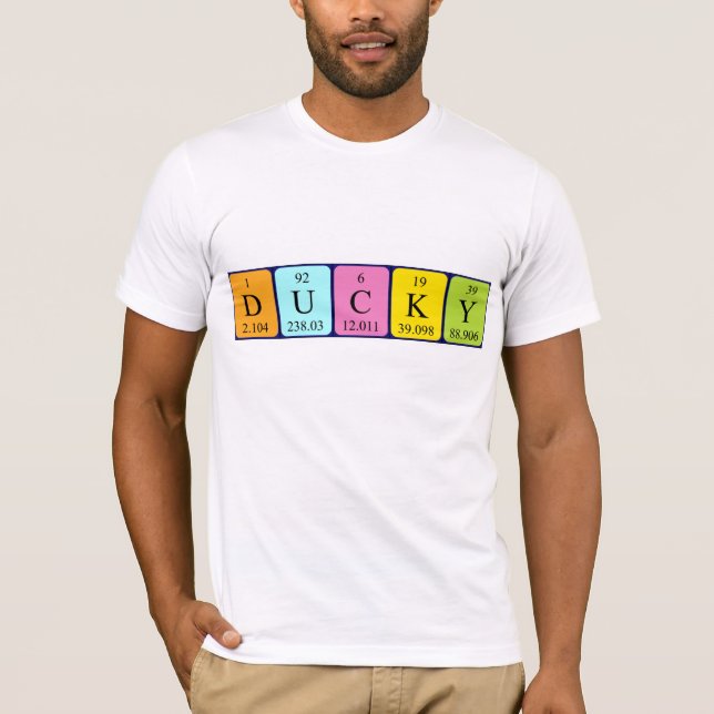 Ducky Periodenname Shirt (Vorderseite)