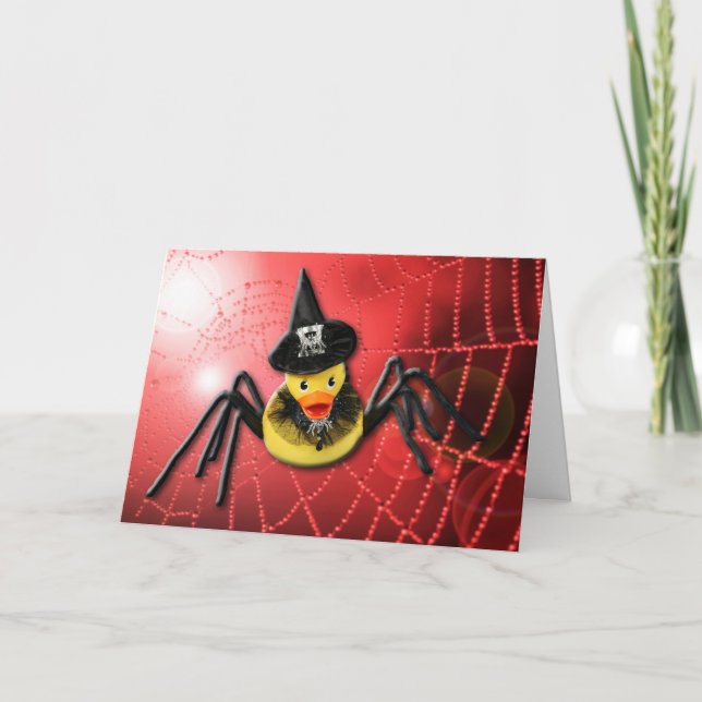 Ducky Spiderwoman! Karte (Vorderseite)