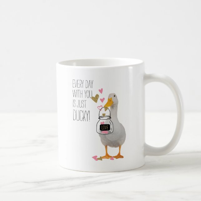 Ducky Valentine Kaffeetasse (Rechts)