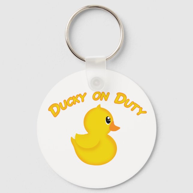 Ducky zum Zoll Schlüsselanhänger (Vorderseite)
