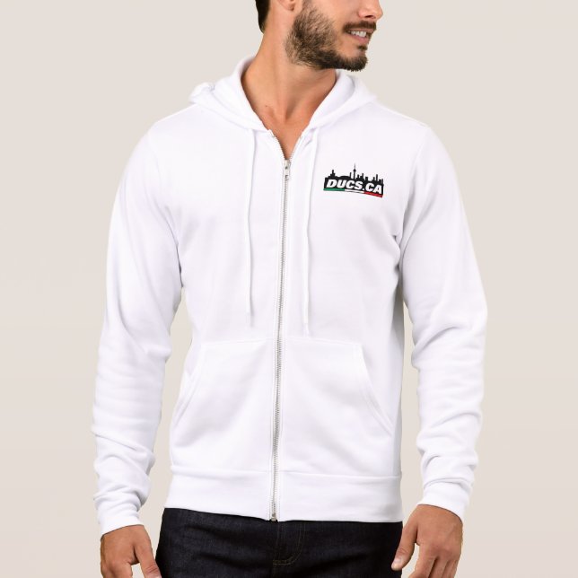 Ducs.ca Zip Hoodie (Vorderseite)