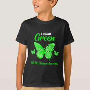Duct Krebsbewusstsein Ich trage grünen Schmetterli T-Shirt