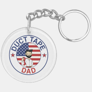 Duct Tape Dad - Acryl Schlüsselanhänger