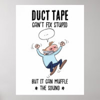 Duct Tape kann den stupiden lustigen Cartoon nicht