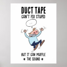 Duct Tape kann den stupiden lustigen Cartoon nicht