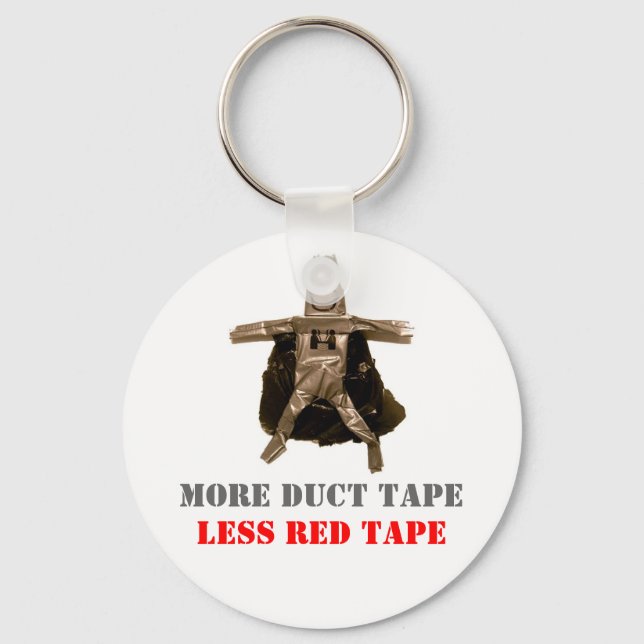 Duct Tape Man Schlüsselanhänger (Vorderseite)