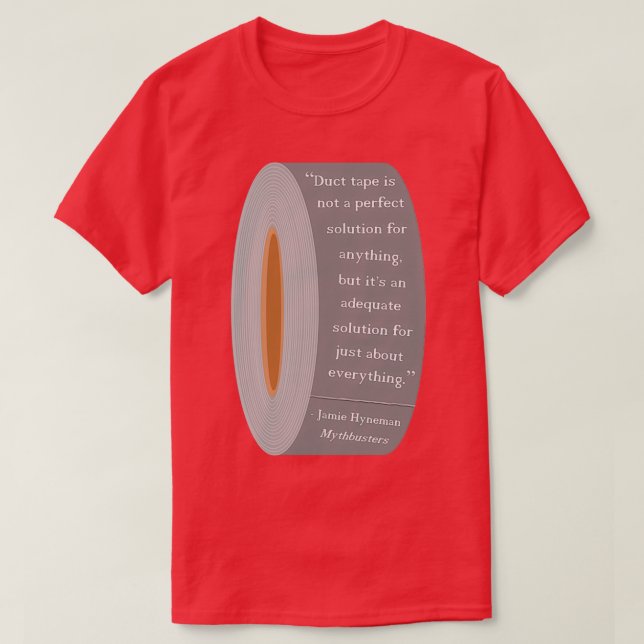 Duct Tape Mythbusters T-Shirt (Design vorne)