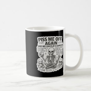 Duct Tape Skeleton Funny Sarcastic Halloween Kaffeetasse