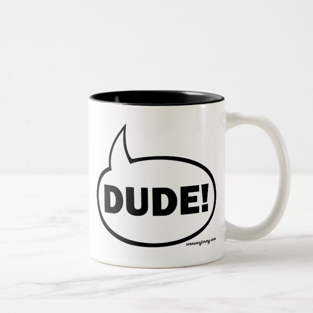 DUDE-1 ZWEIFARBIGE TASSE (Rechts)