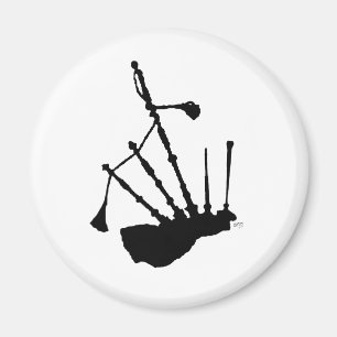 Dudelsack Silhouette Magnet