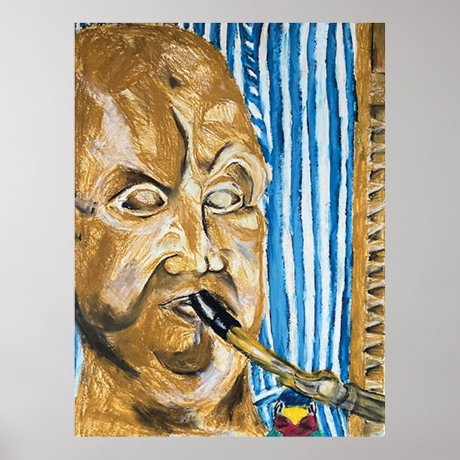 Dudelsackpfeifer Poster (Vorne)