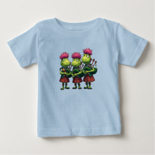 Dudelsackspieler für Burns Supper Schottischer Dis Baby T-shirt