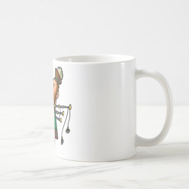 Dudelsackspieler Kaffeetasse (Rechts)