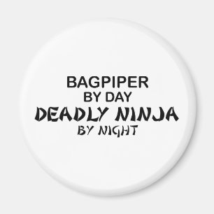 Dudelsackspieler tödliches Ninja bis zum Nacht Magnet