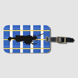 Dudelsackspielertartan-Gepäckanhänger Gepäckanhänger