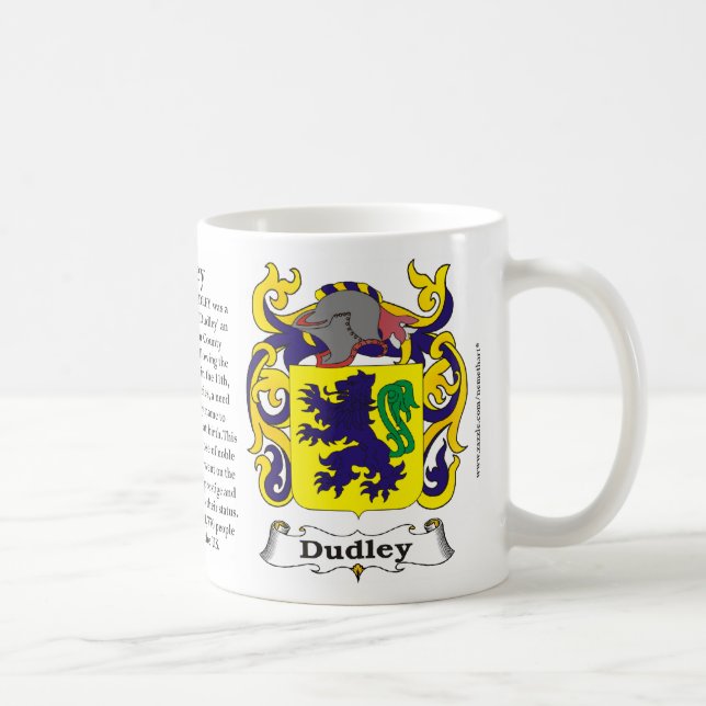 Dudley Familien-Wappen Tasse (Rechts)