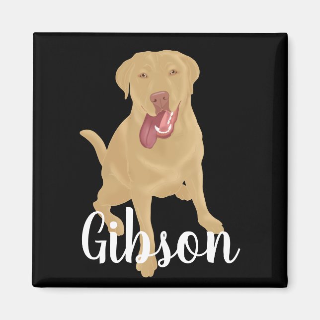 Dudley Labrador Magnet (Vorne)