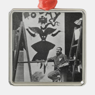 Dudley robuste Malerei ein Plakat Silbernes Ornament