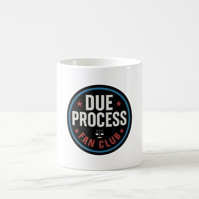 Due Process Fan Club – Abolish ICE Protest Kaffeetasse (Mittel)