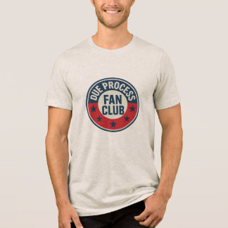 Due Process Fan Club – Anti ICE Vintage Badge Tri-Blend Shirt