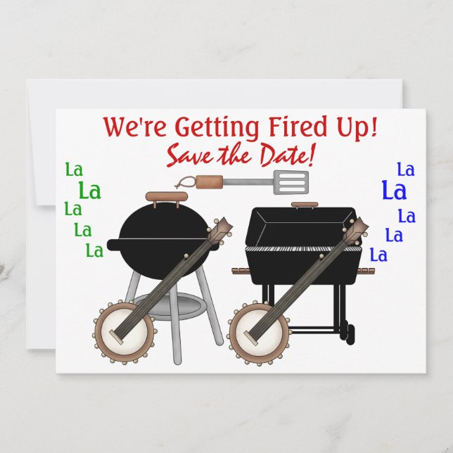 Dueling Grills ! SRF Save The Date (Vorderseite)