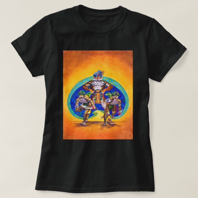 Duelist #4 Cat Warriors Cover Art T-Shirt (Design vorne)