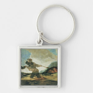 Duell Francisco Jose de Goya y Lucientes   mit Clu Schlüsselanhänger