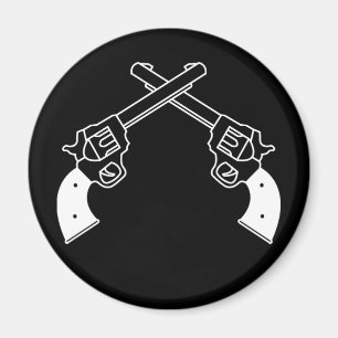 Duell-Pistolen Magnet