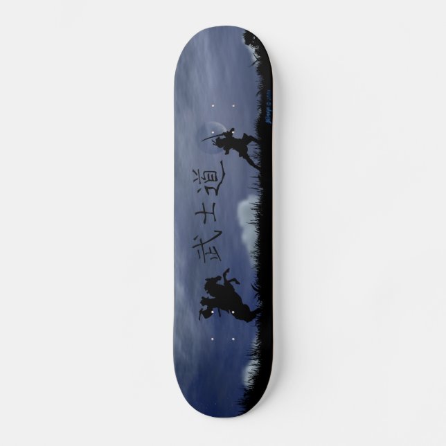 DuellSamurais Skateboard (Vorderseite)
