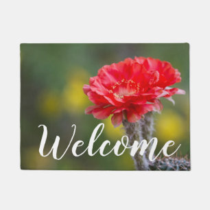 Duet of Firelight Kaktus Blume Doormat Fußmatte