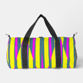 Duffel Bag, ein modernes mehrfarbiges Muster D Duffle Bag