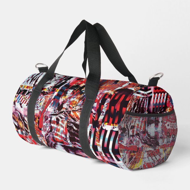 Duffel Bag – Fragmented Pulse Duffle Bag (Rechte Ecke)