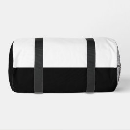 Duffel-Taschen mit schwarzem und weißem Duffeltüte Duffle Bag
