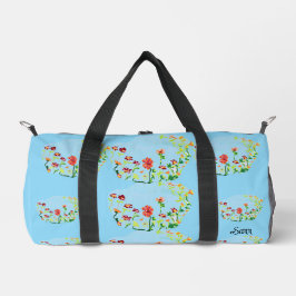 Duffeltasche : Frühlingsblumen . Duffle Bag