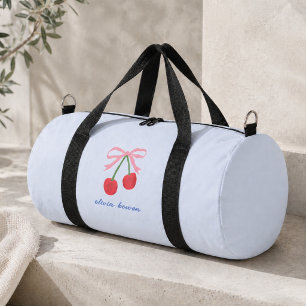 Duffle Bag   Kirschrote Kokette Schleife Süße Spor