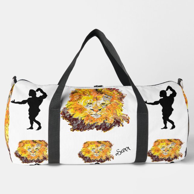 Duffle Tag : König des Dschungels Duffle Bag (Vorderseite)