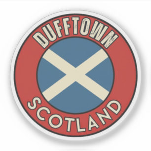 Dufftown, Schottland Aufkleber