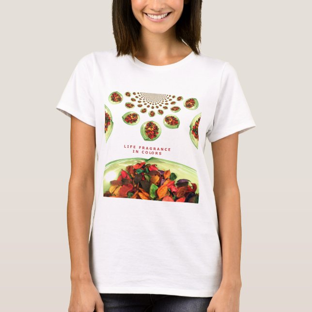 Duft des Lebens: Potpourri Inspiration T-Shirt (Vorderseite)