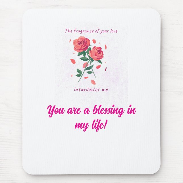 Duft von Liebe Mousepad (Vorne)