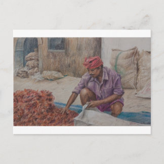 Düfte des Gewürzlagers Postkarte