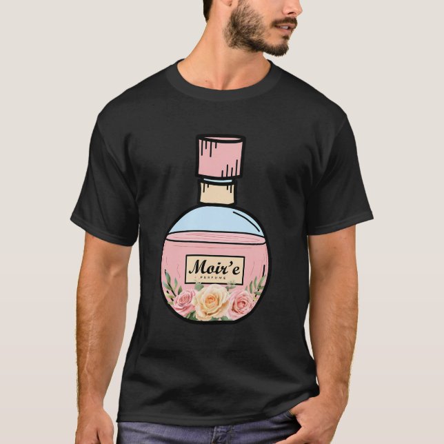 Duftflasche Aroma Aromachology Parfüm T-Shirt (Vorderseite)