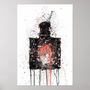 Duftflasche 'Egyptian Gold' als Weihnachtsgeschenk Poster