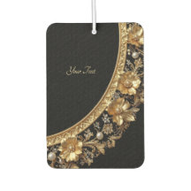 Duftspender mit goldenen verzierten Blumen