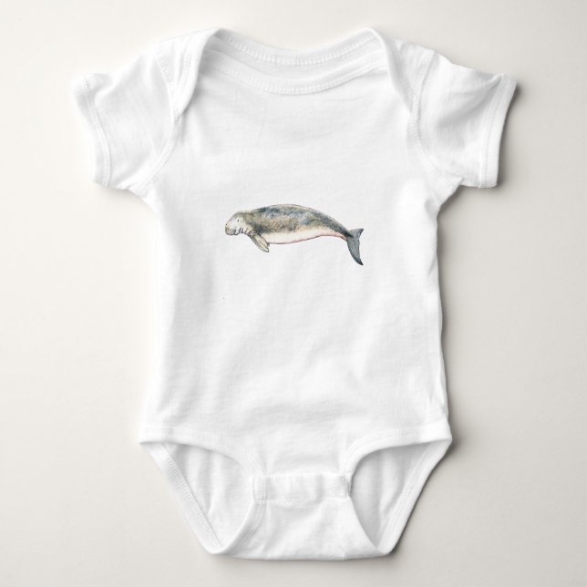 Dugong Baby Strampler (Vorderseite)