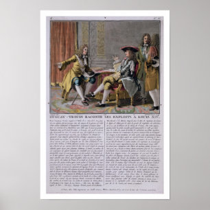 Duguay-Trouin (1673-1736) erzählt von seinem Seeex Poster
